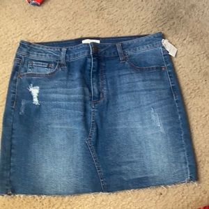 jean skirt